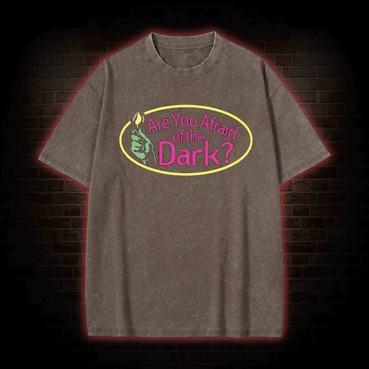 Are You Afraid of the Dark Washed T-shirt