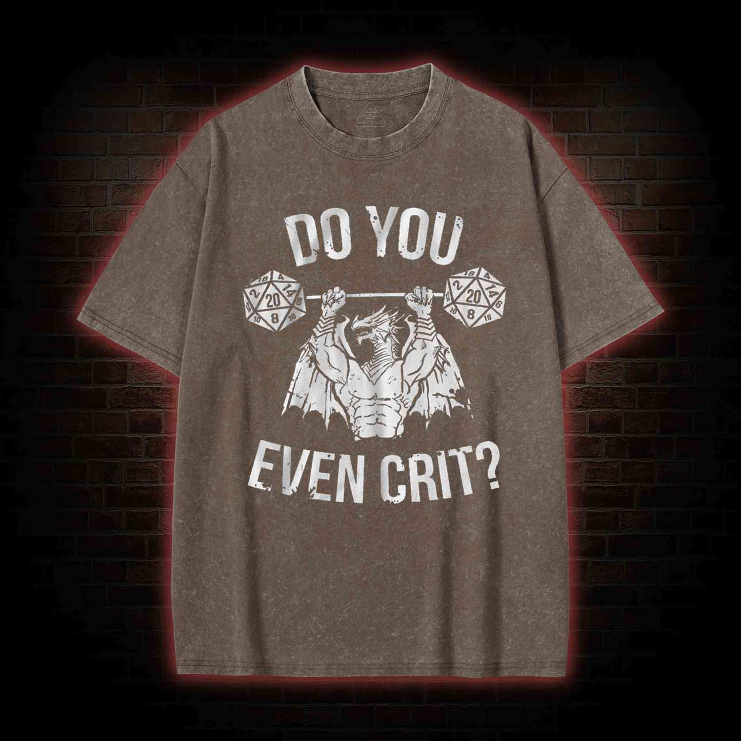 Do You Even Crit? Washed T-shirt