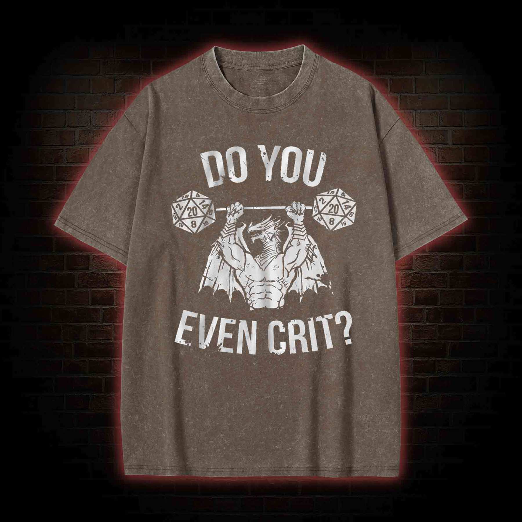 Do You Even Crit? Washed T-shirt