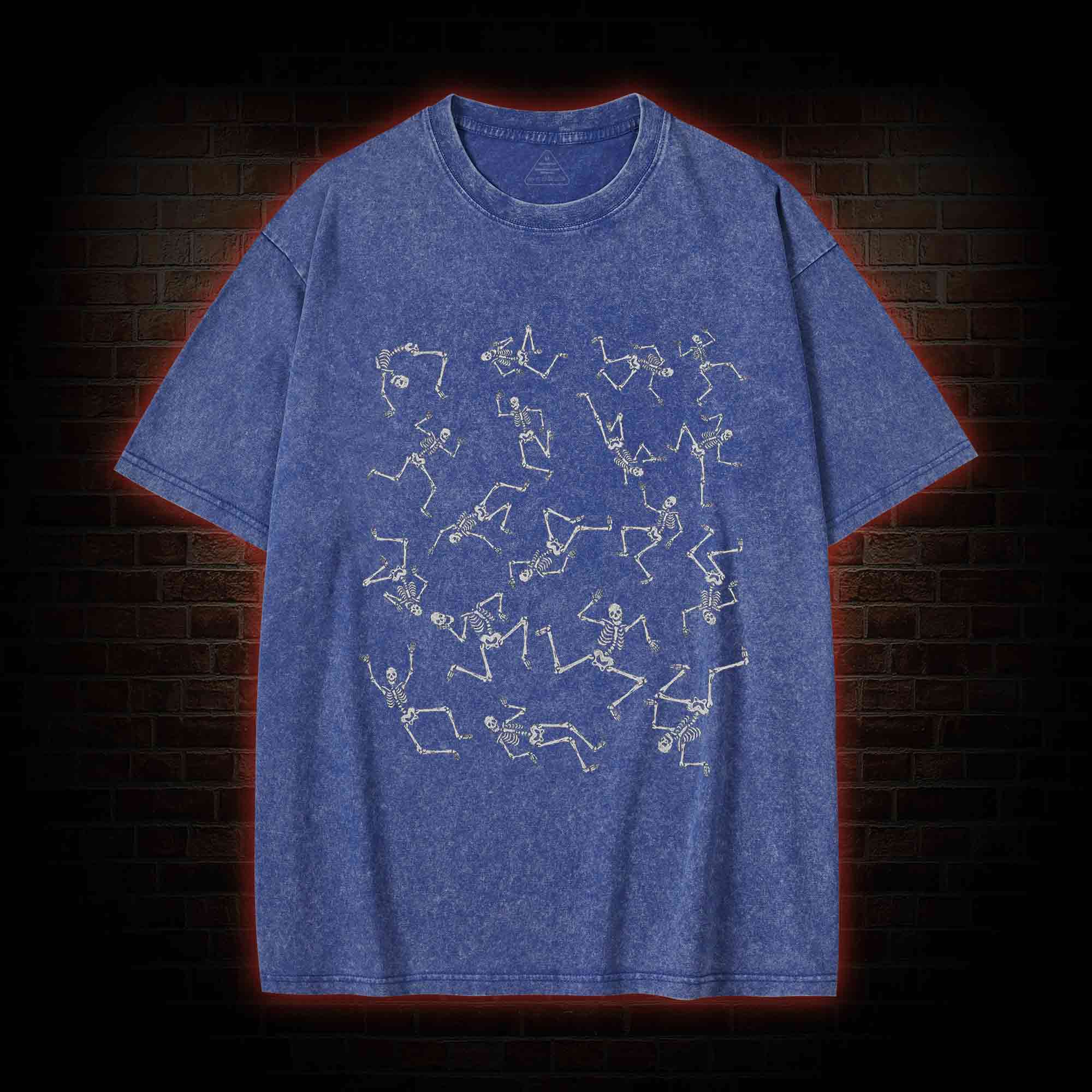 Dancing Skeletons Washed T-shirt