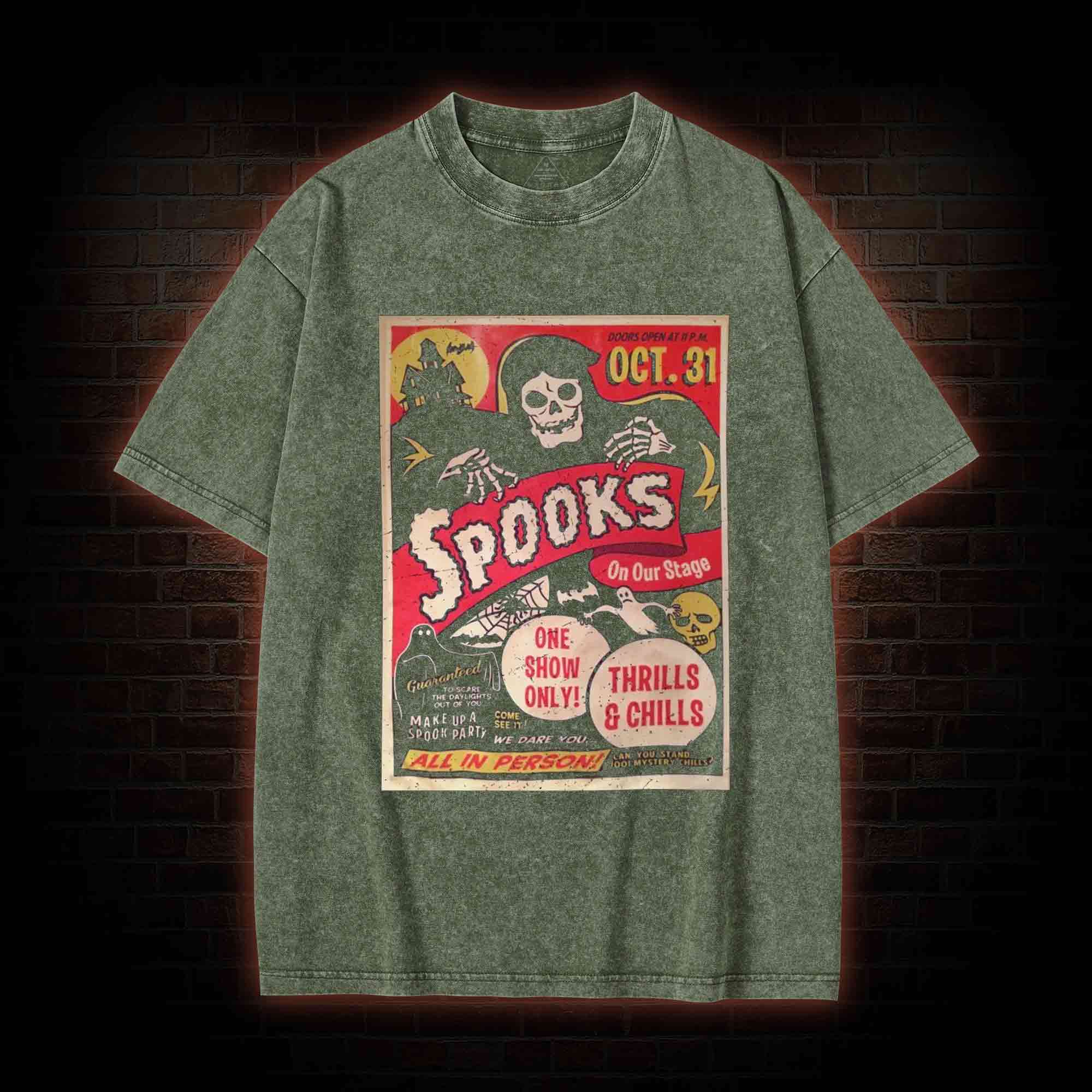 Make up a Spook Party Washed T-shirt