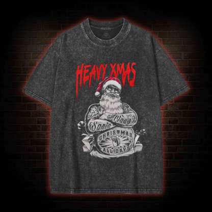 Heavy Xmas Washed T-shirt