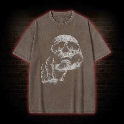 Vintage Skeleton Washed T-shirt