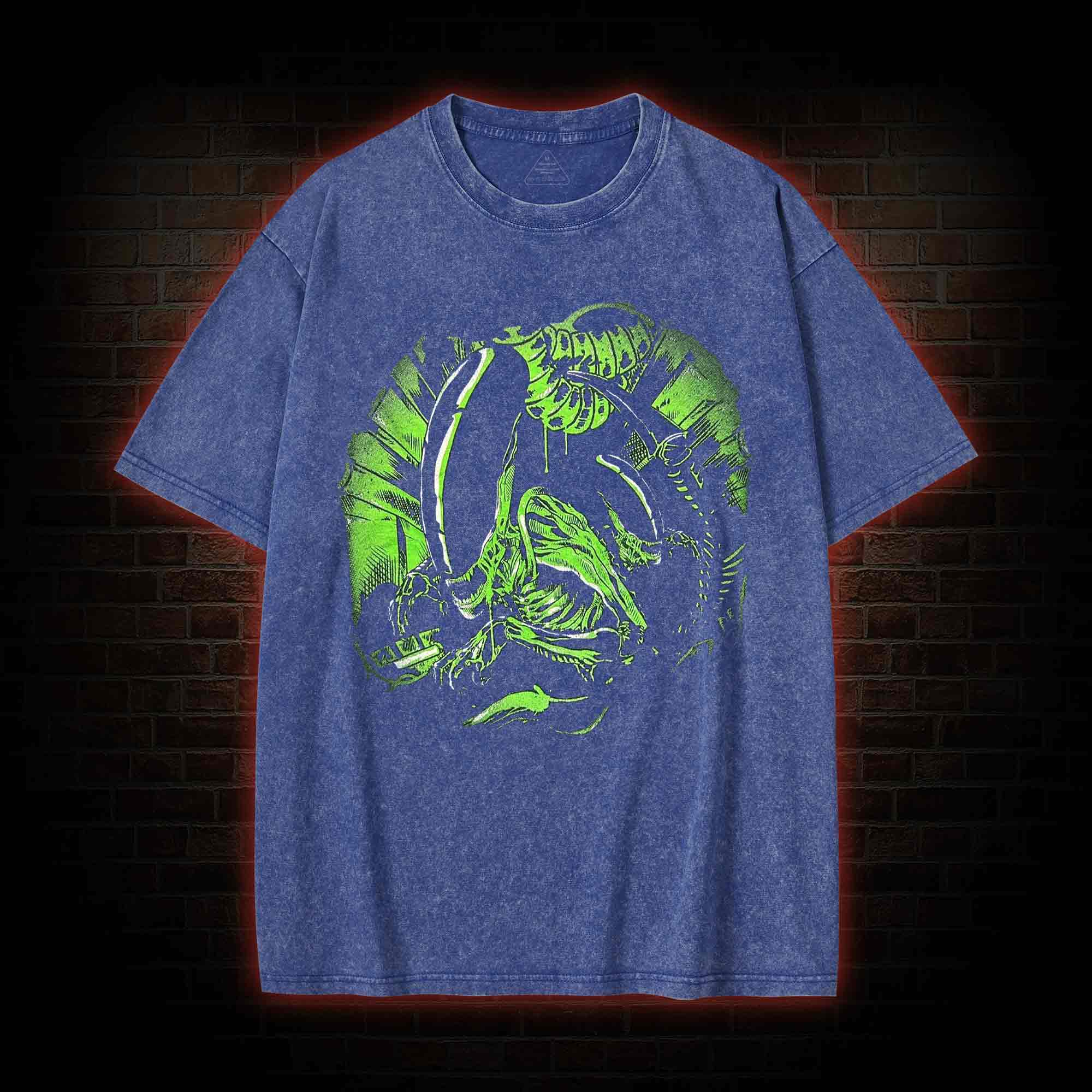 Vintage Alien Washed T-shirt