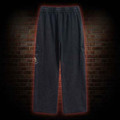 The Fallen Leaves Tell a Story Washed Cargo Pants