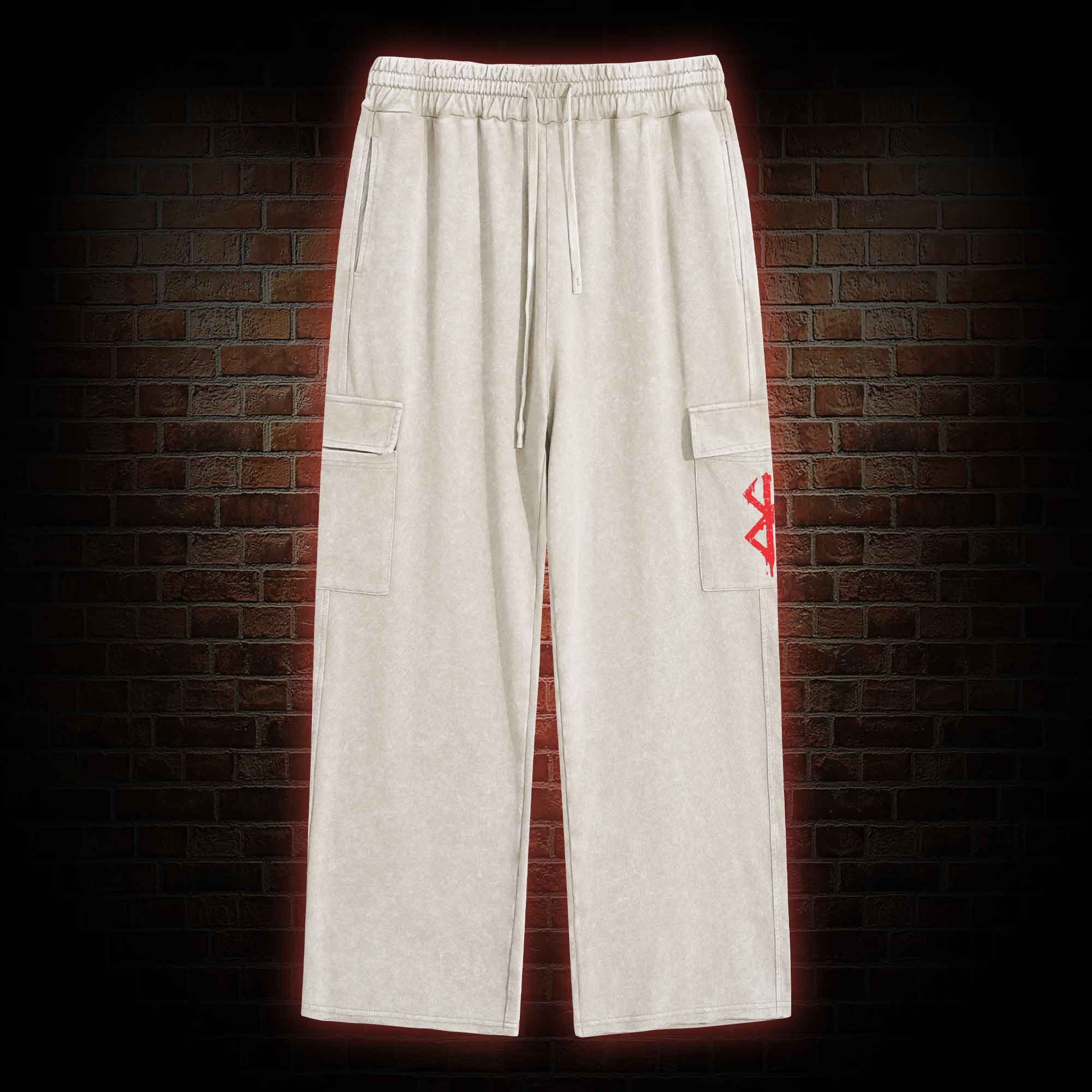 Each Man is Tortured by His Dream Washed Cargo Pants