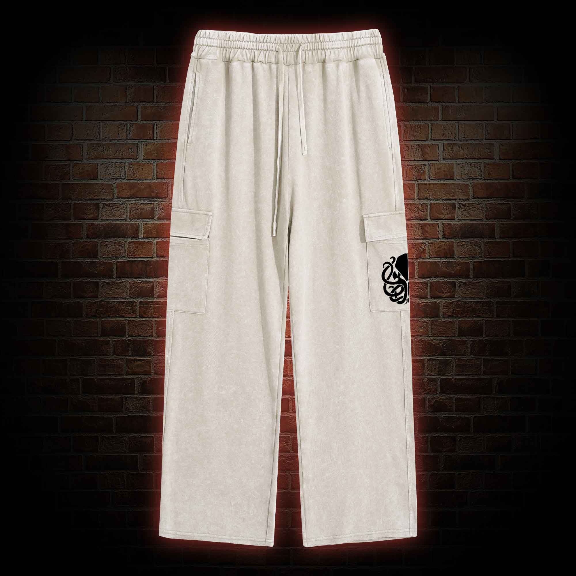 Cthulhu Washed Cargo Pants
