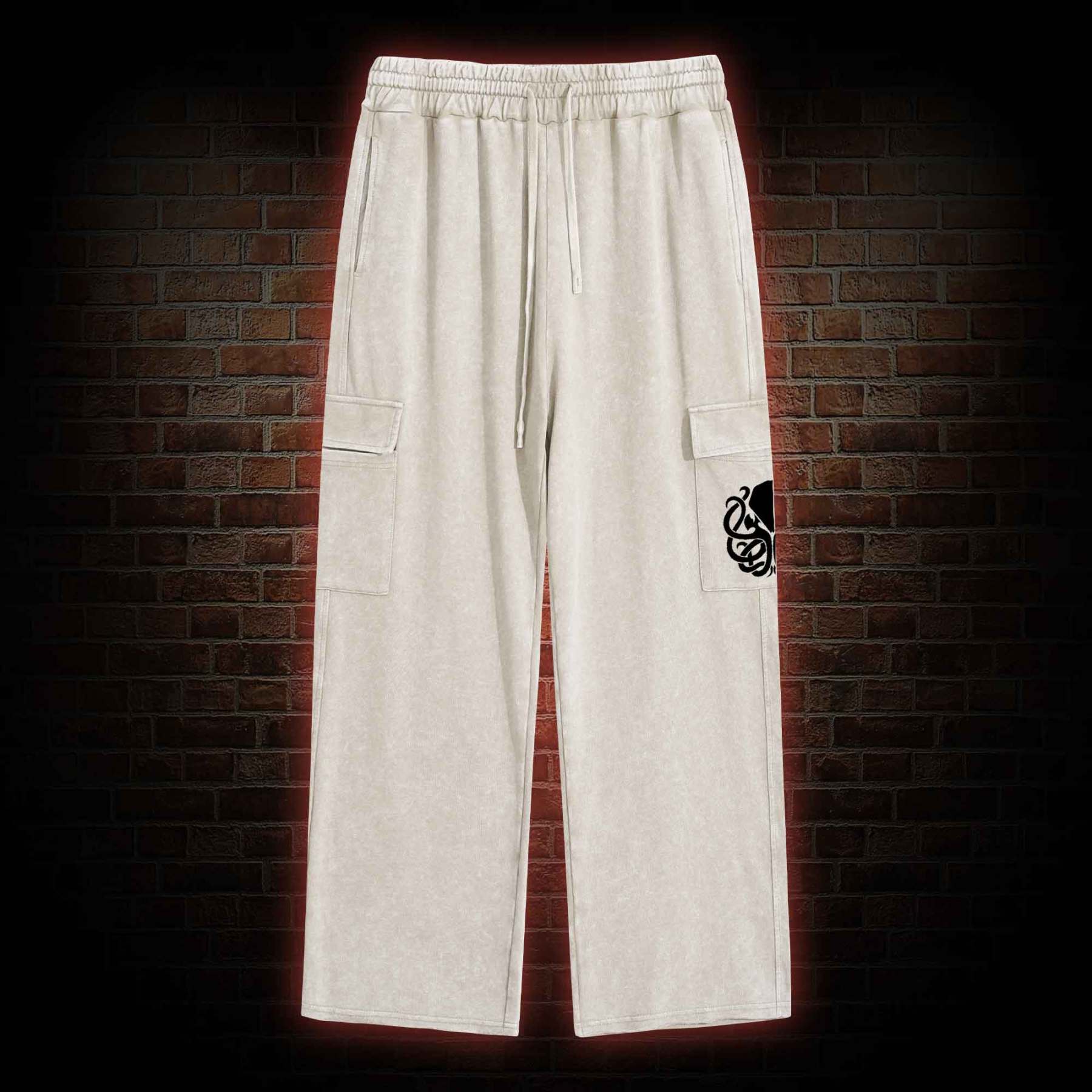 Cthulhu Washed Cargo Pants