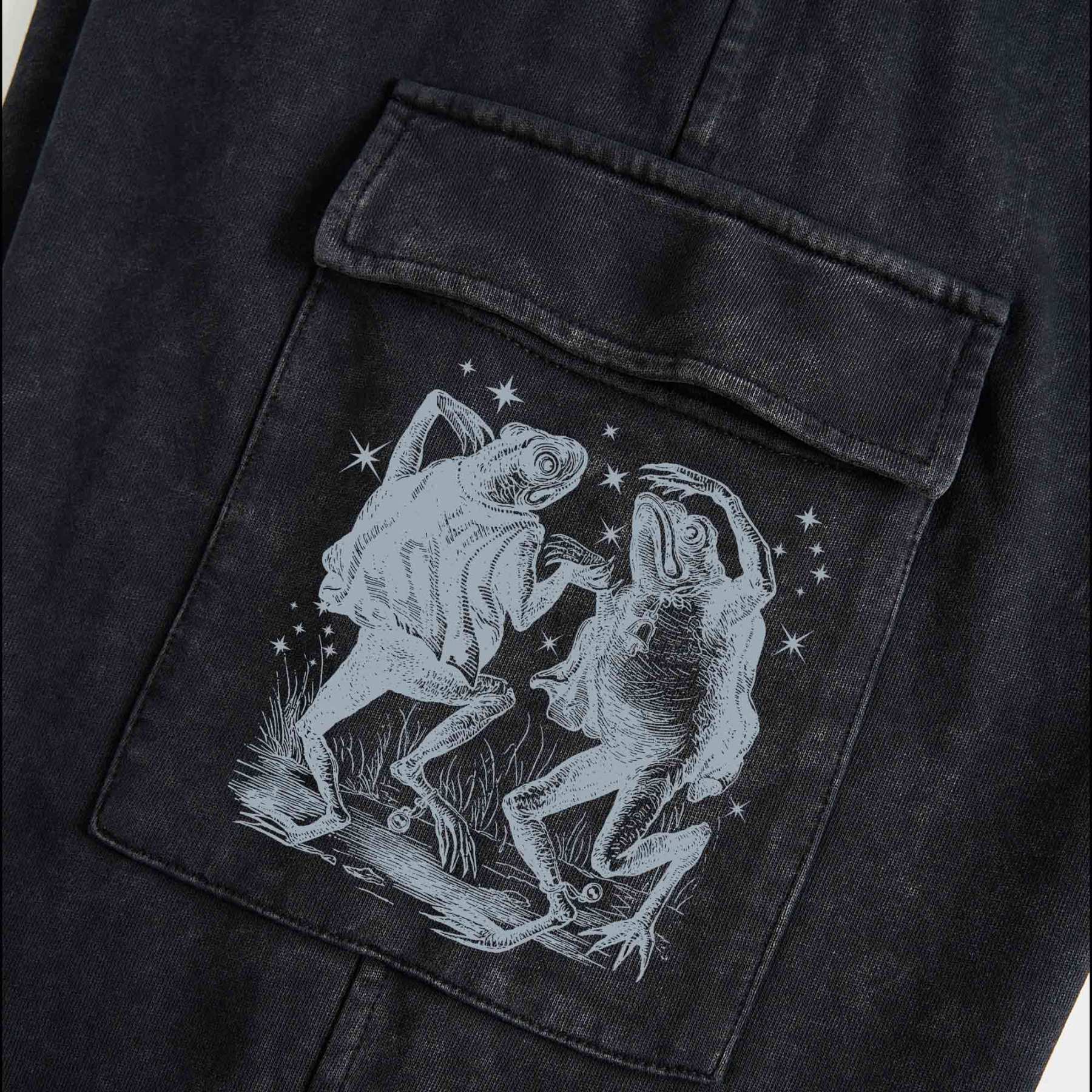 Dancing Frogs Washed Cargo Pants