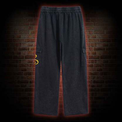 The King in Yellow Washed Cargo Pants