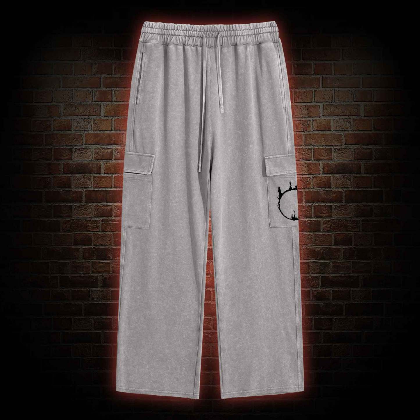 Accursed Undead Washed Cargo Pants