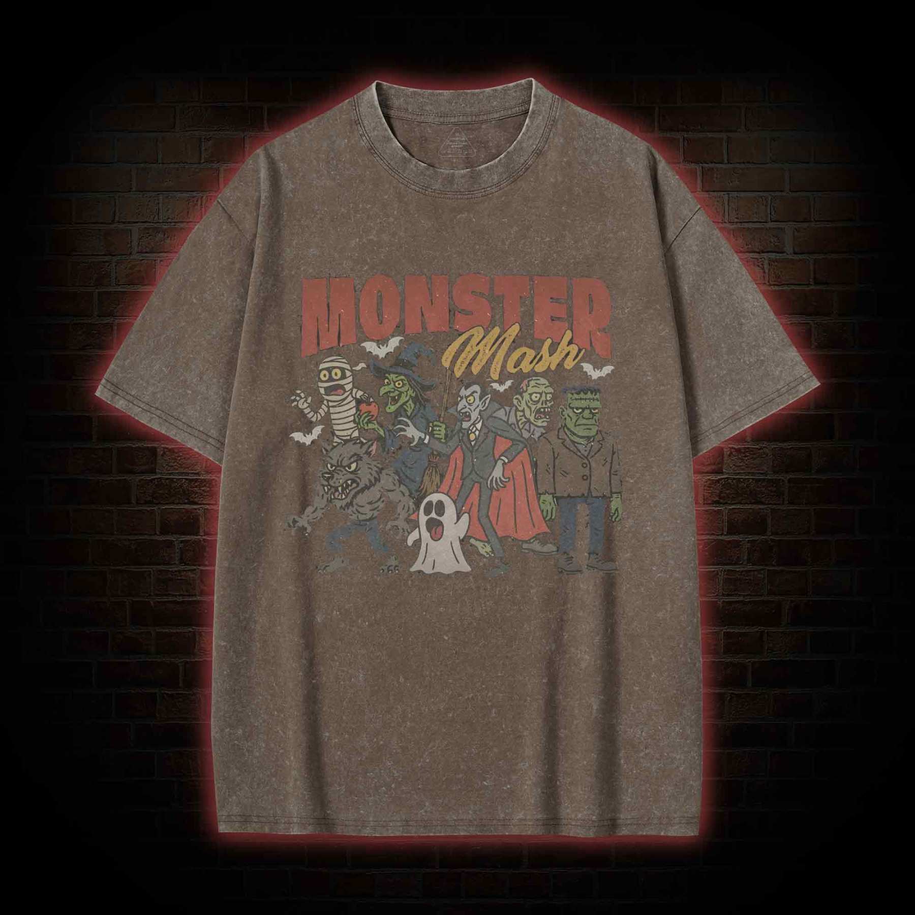Monsters Washed T-shirt