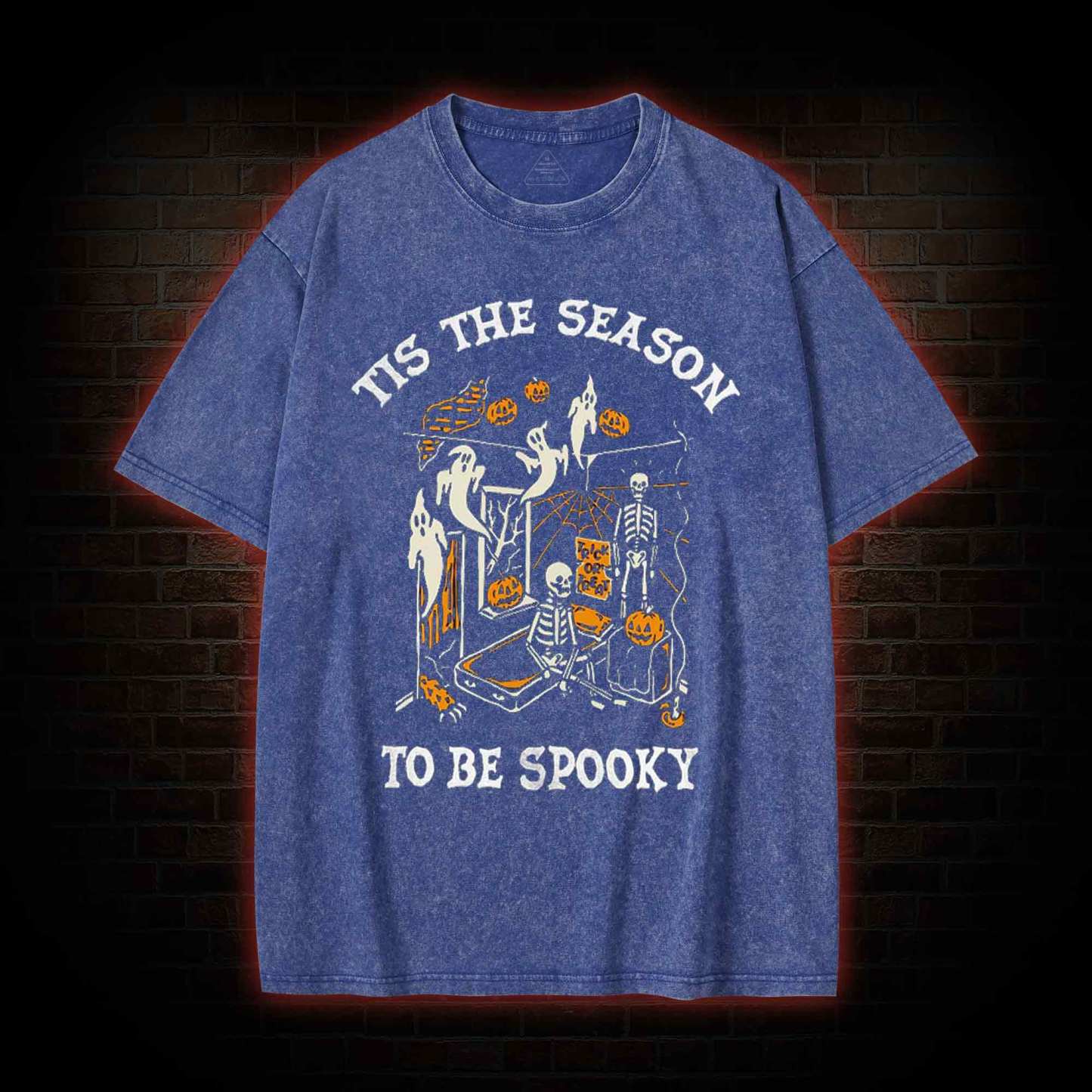 Tis The Season to be Spook Washed T-shirt