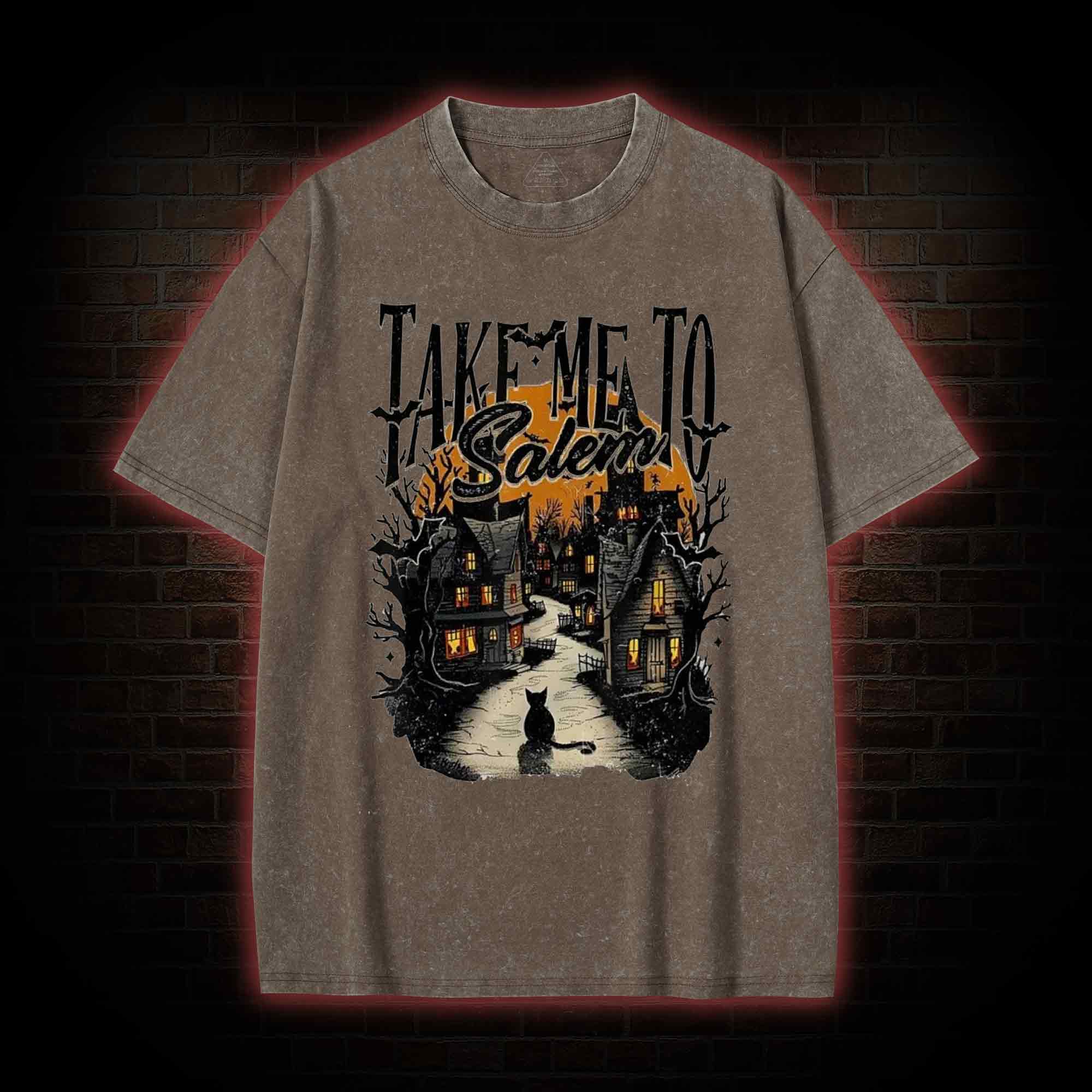 Take Me To Salem Washed T-shirt