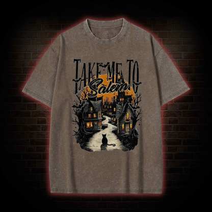 Take Me To Salem Washed T-shirt