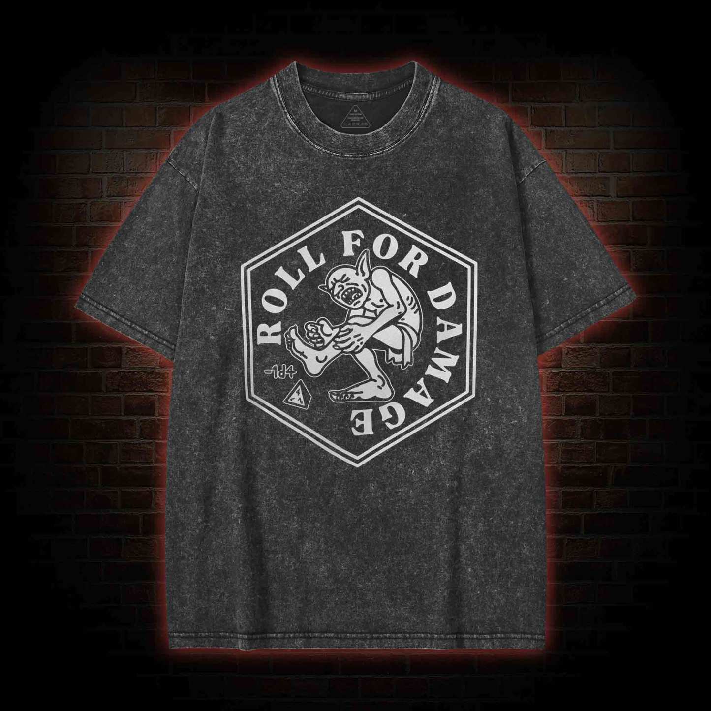Roll for Damage Washed T-shirt