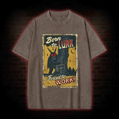 Mothman Horror Movie Washed T-shirt