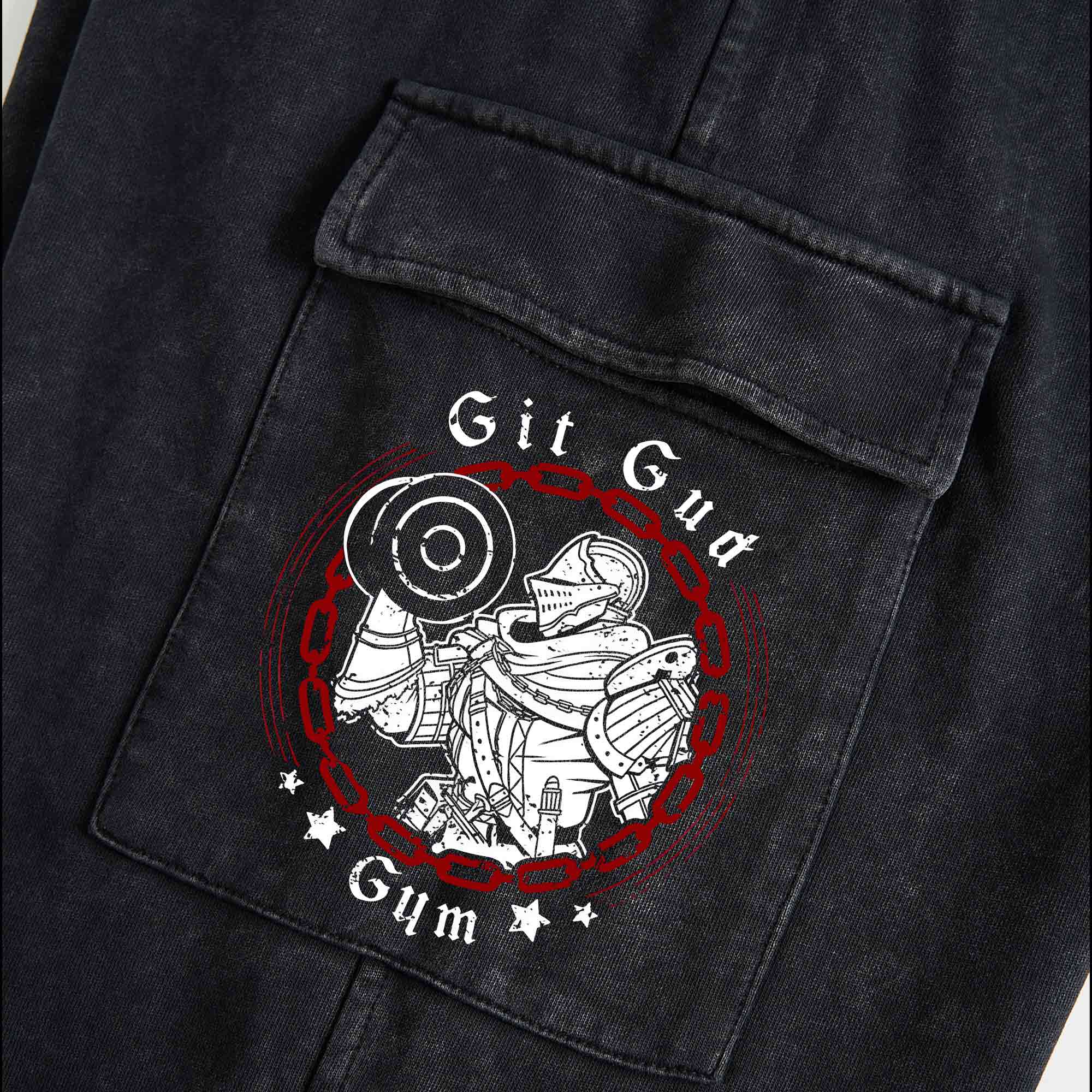 Git Gud Gym Washed Cargo Pants