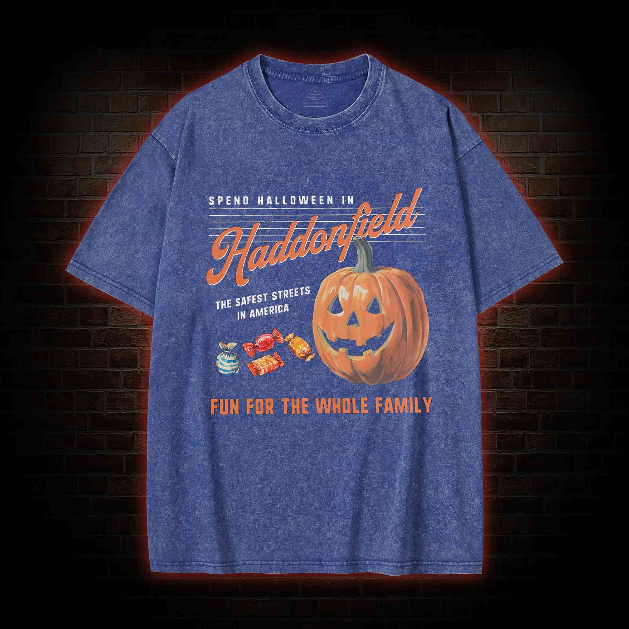 Spend Halloween in Haddonfield Washed T-shirt