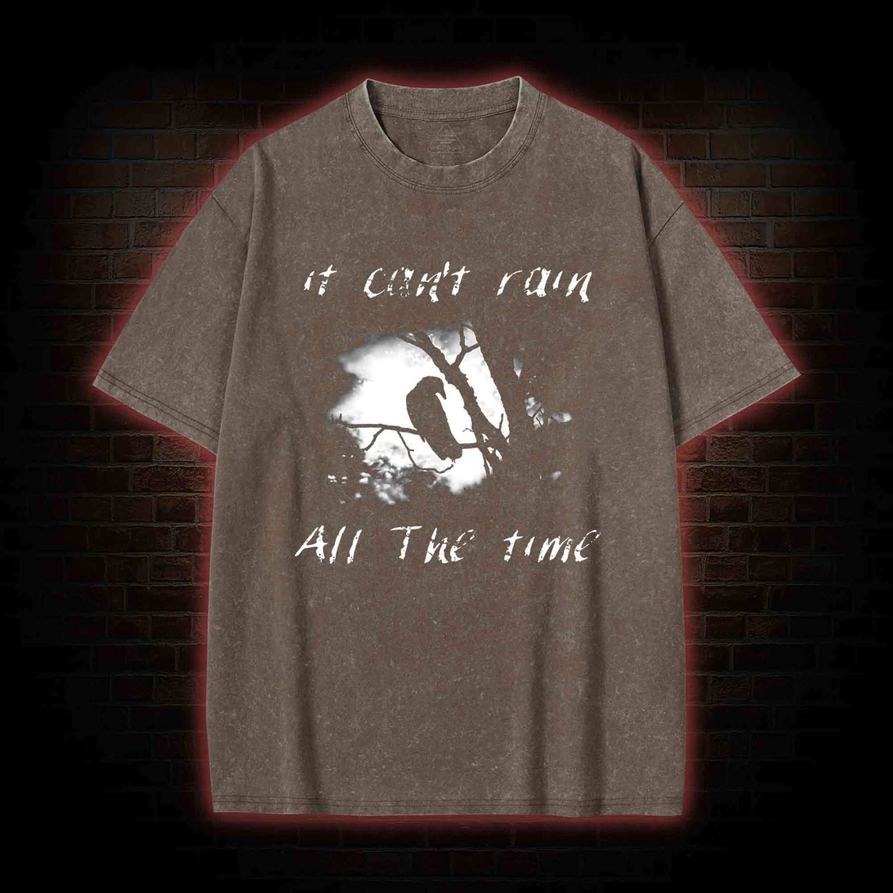 Can't Rain All the Time Washed T-shirt