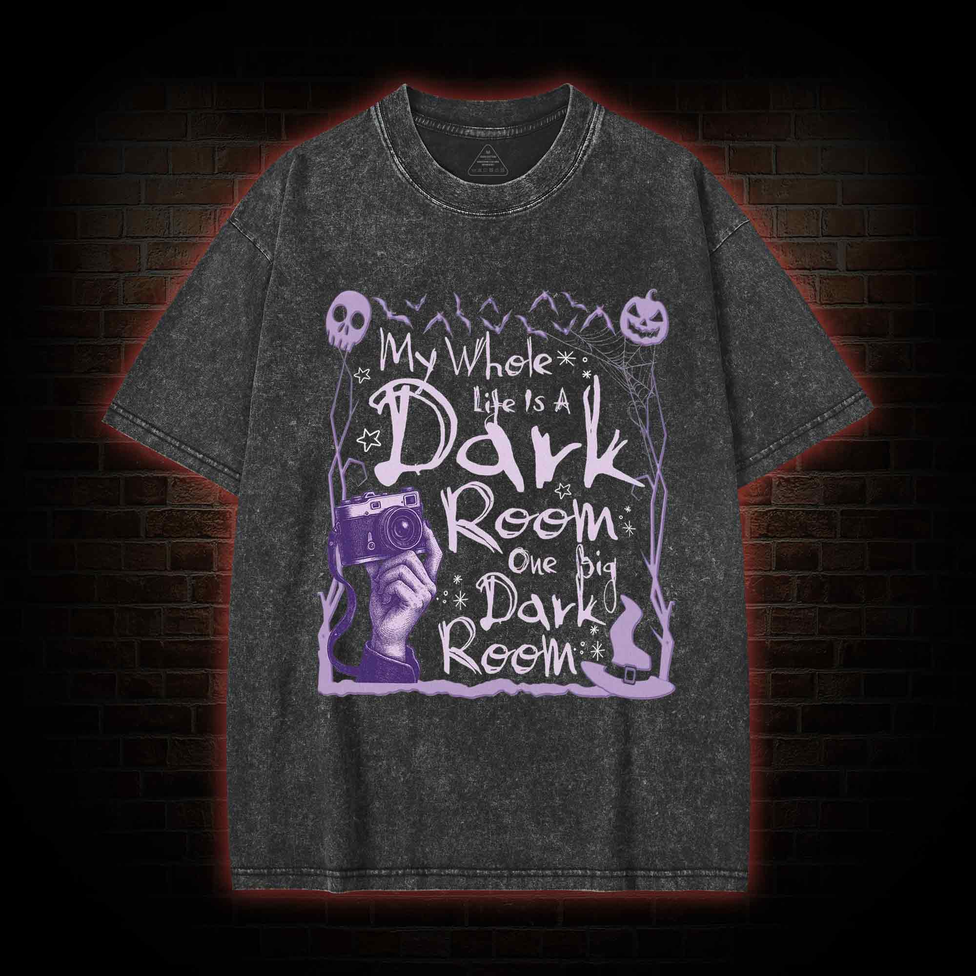 My Whole Life is A Dark Room Washed T-shirt