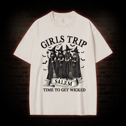 Girls Trip Salem Sweatshirt  Washed T-shirt