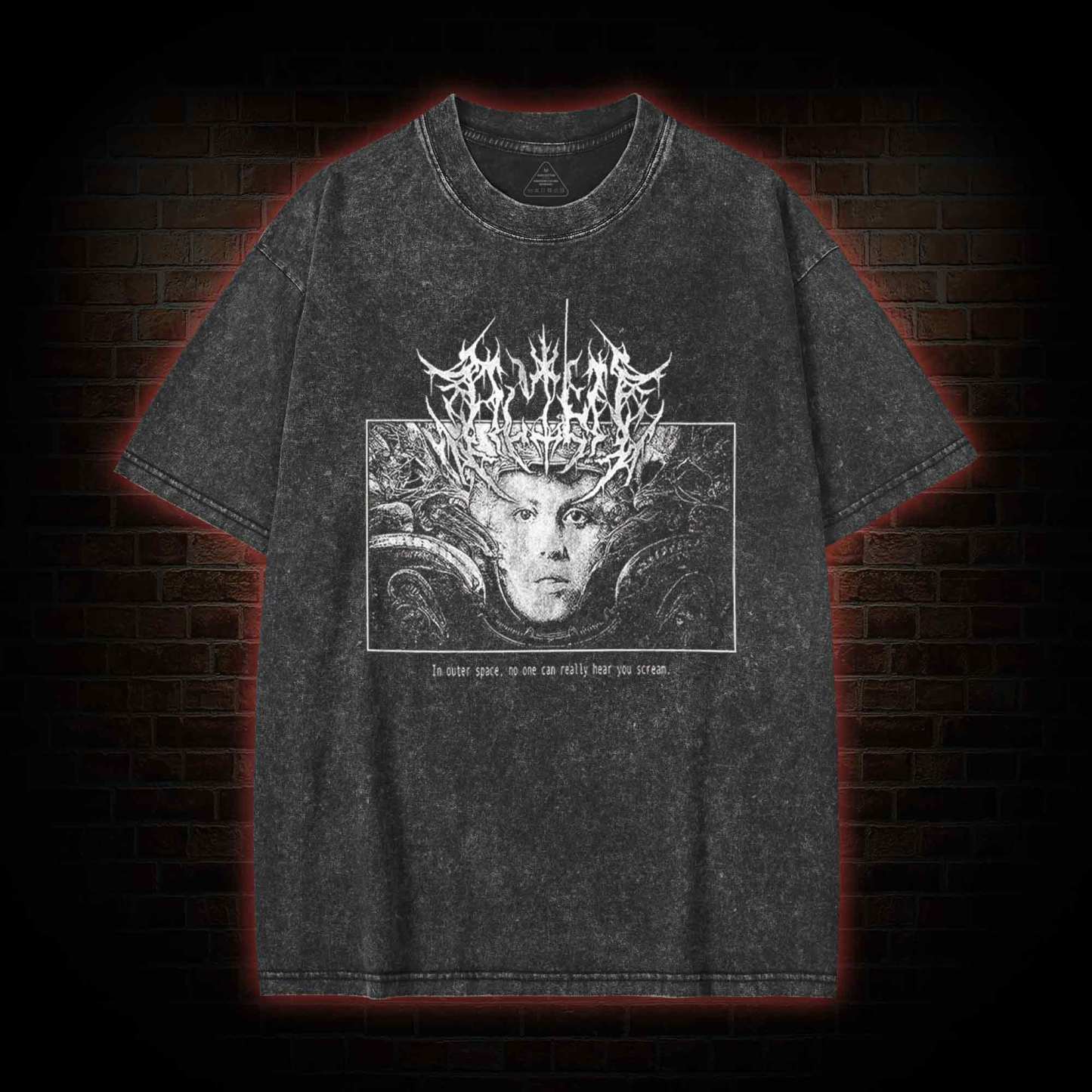 Alien No One Can Hear You Scream Washed T-shirt