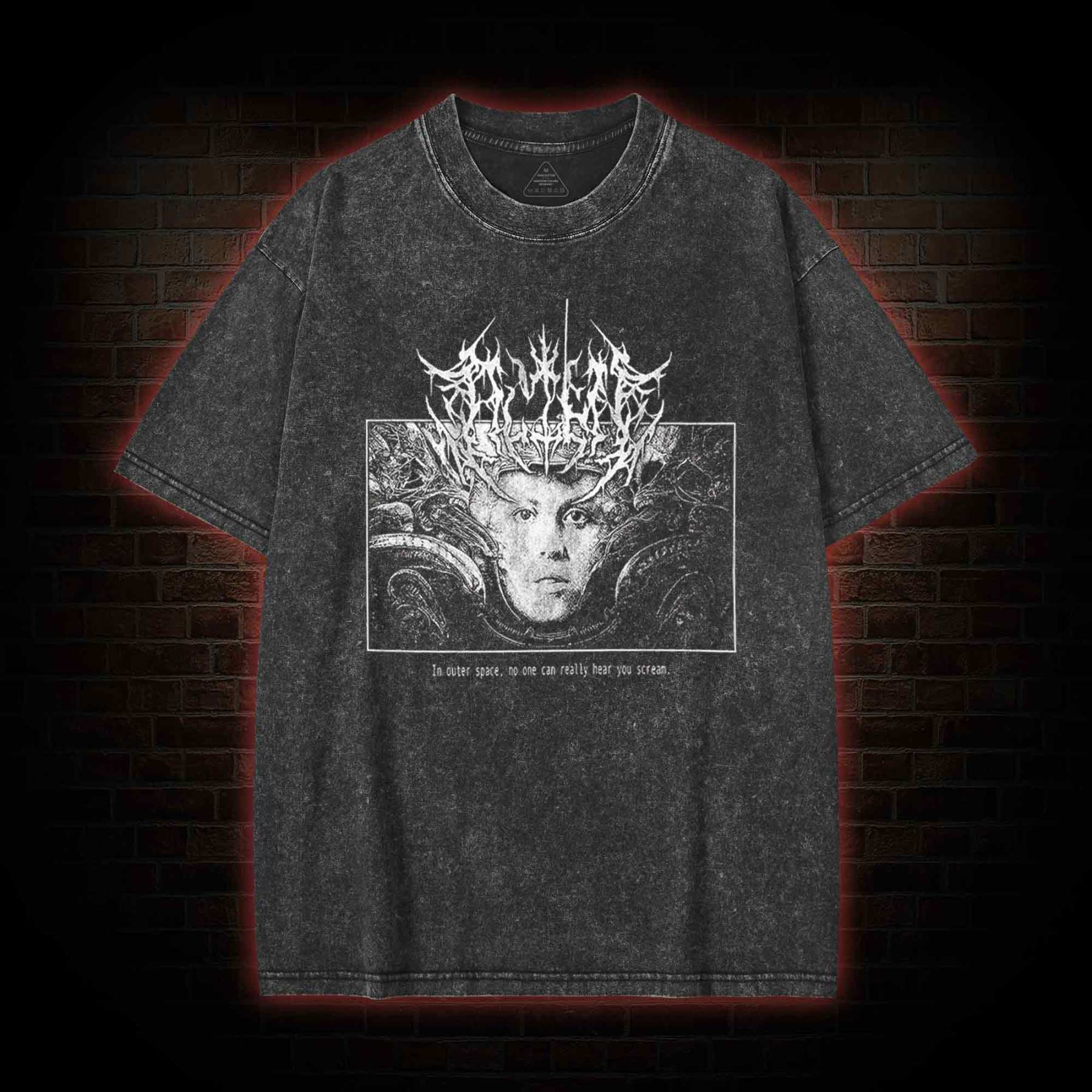 Alien No One Can Hear You Scream Washed T-shirt