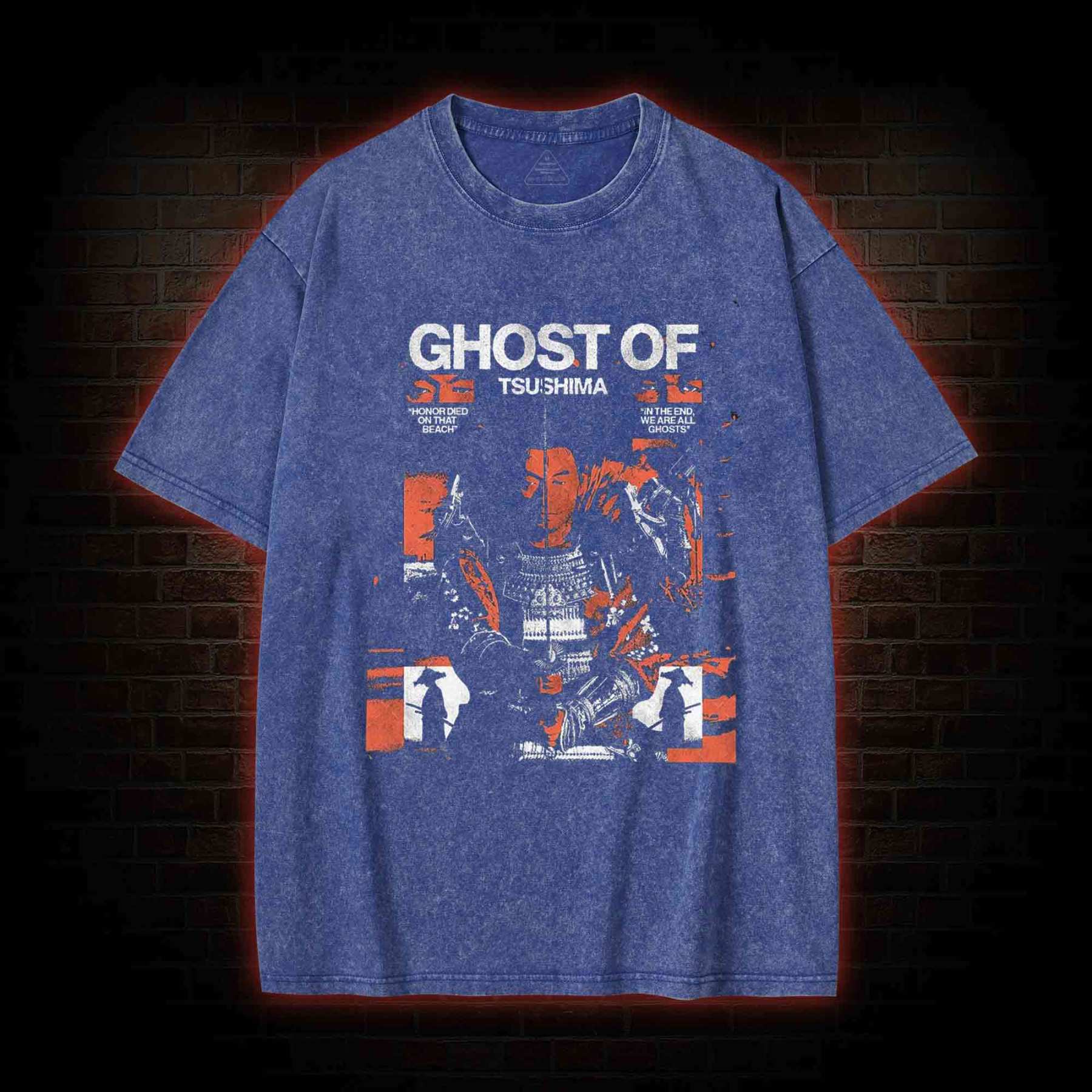 Horror Died on that Beach Washed T-shirt