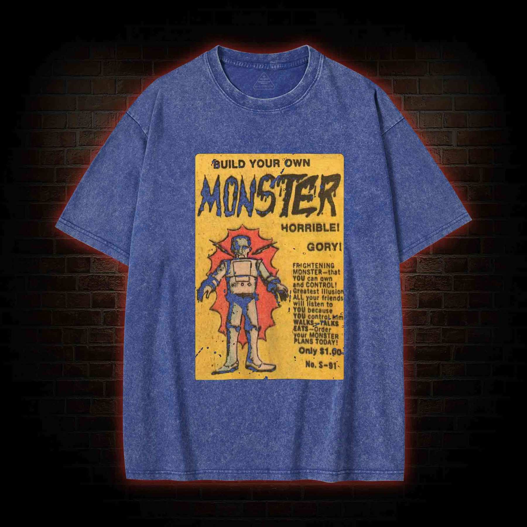 Build Your Own Monster Washed T-shirt