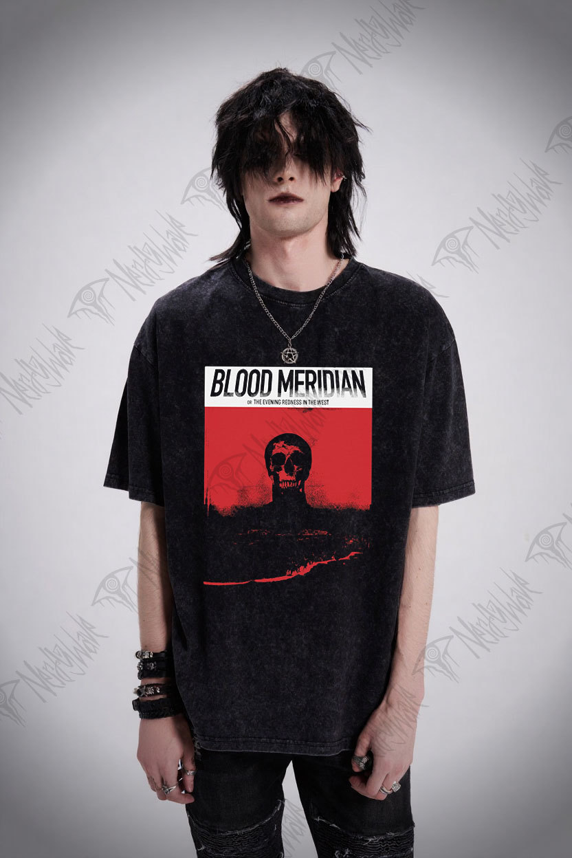 Blood Meridian Vintage Western Novel Washed T-shirt