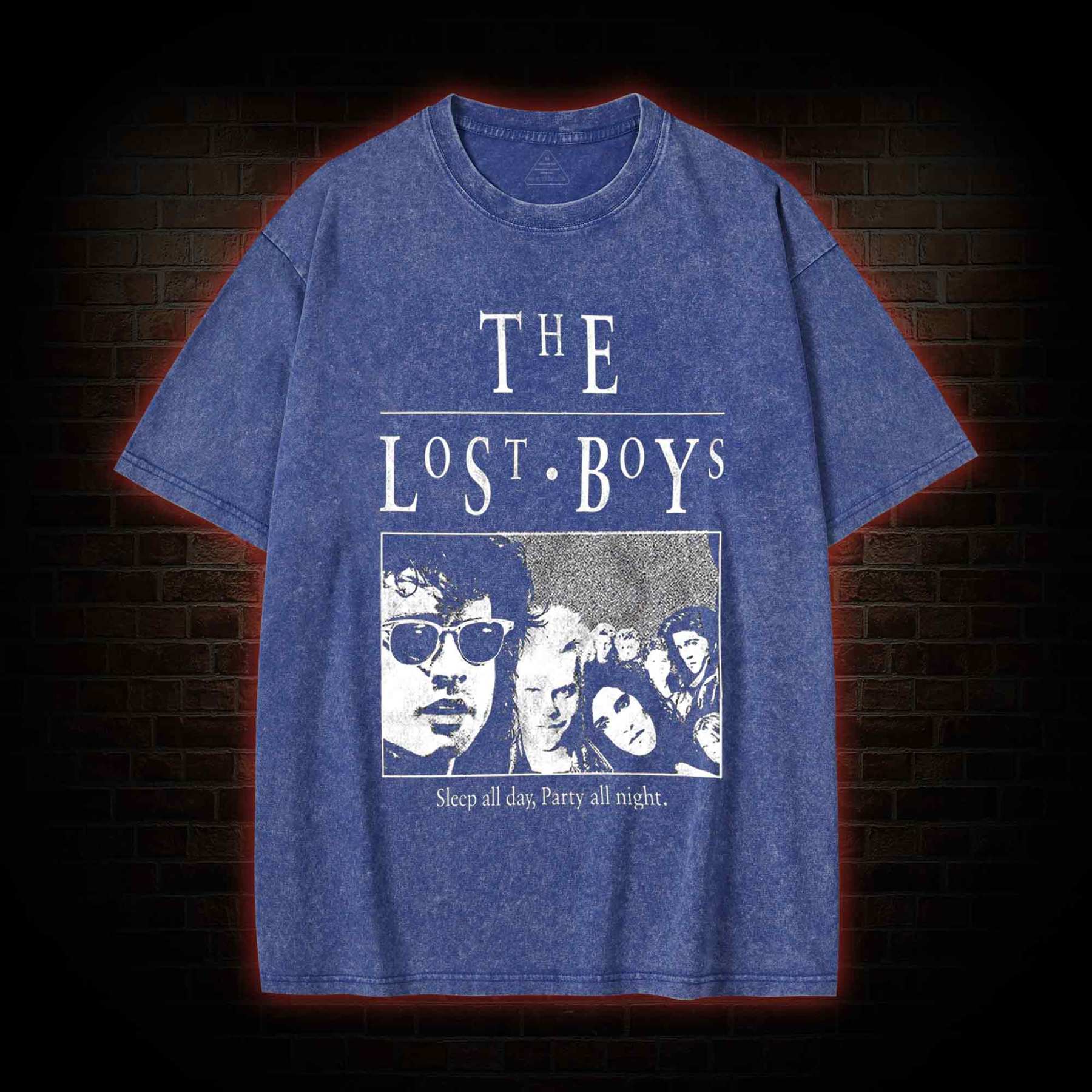 Sleep All Day Party All Night Washed T-shirt