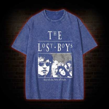 Sleep All Day Party All Night Washed T-shirt