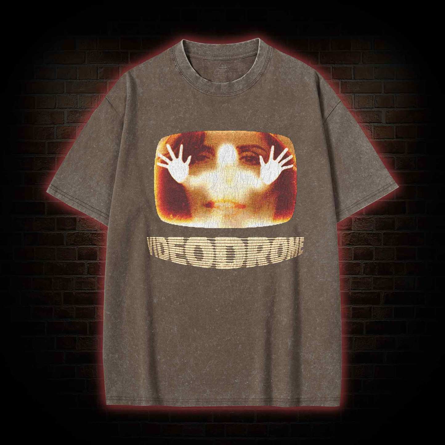 Careful... It Bites Washed T-shirt