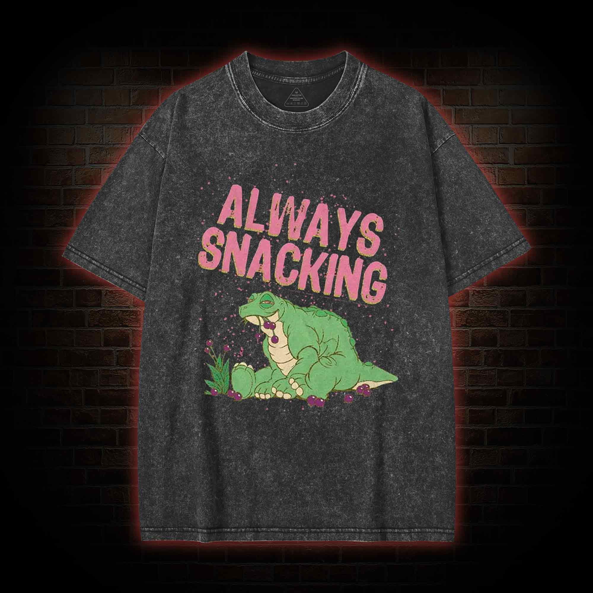 Always Snacking Washed T-shirt