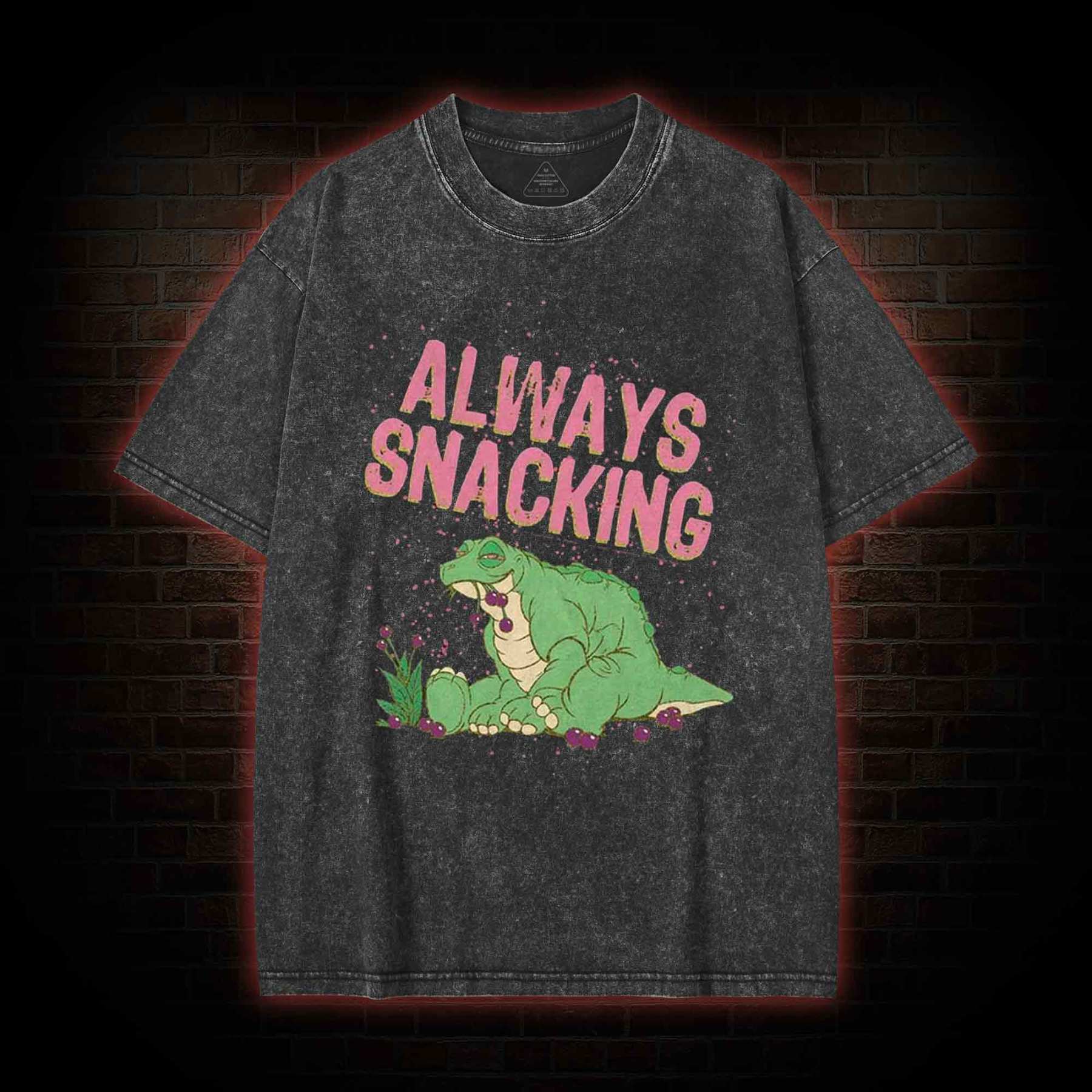Always Snacking Washed T-shirt