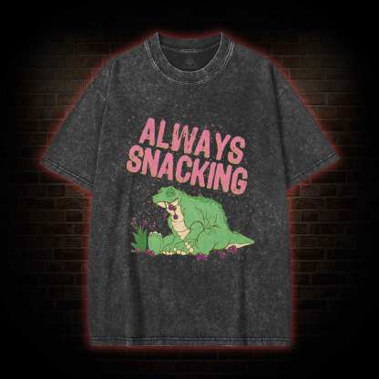 Always Snacking Washed T-shirt