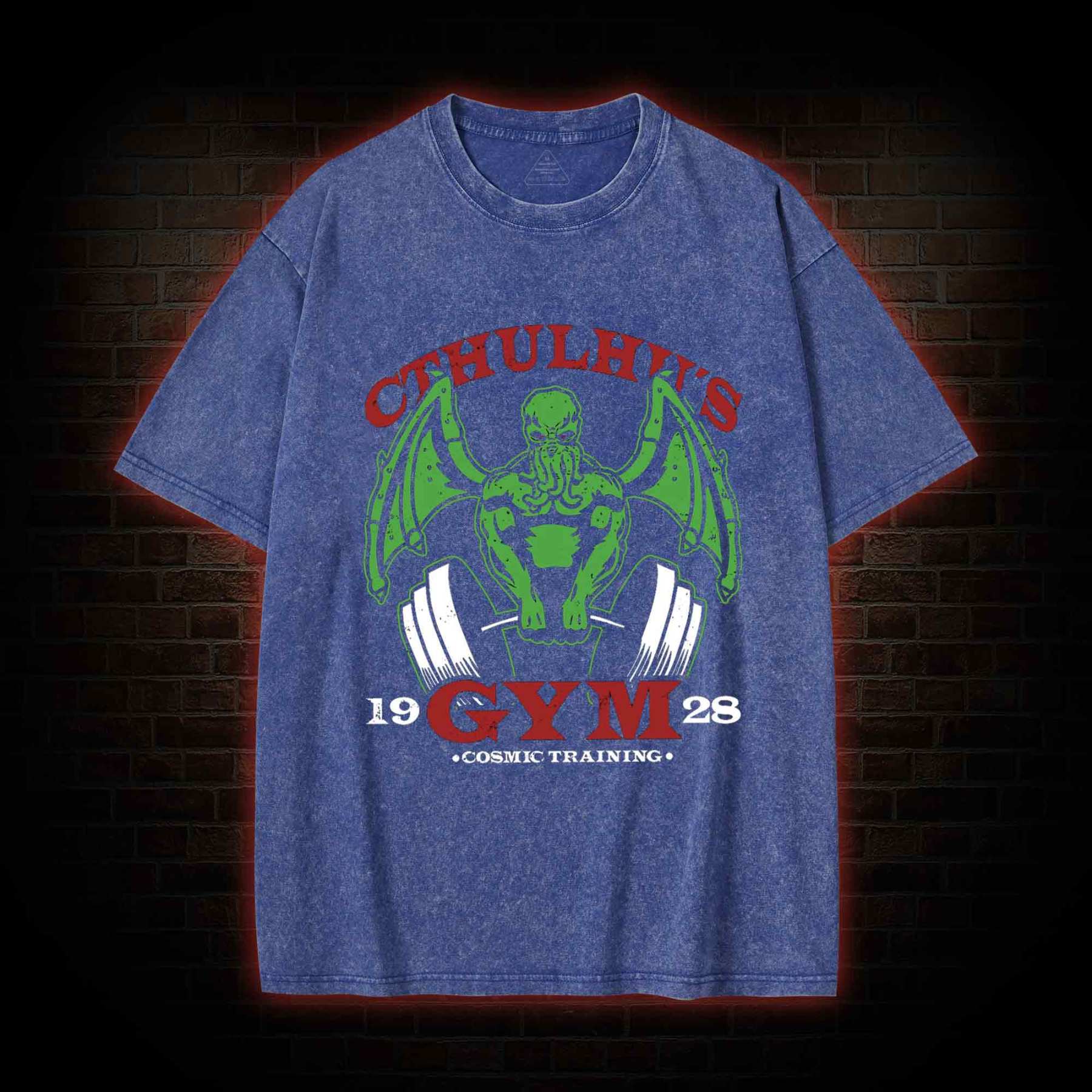 Cthulhu's Gym Washed T-shirt