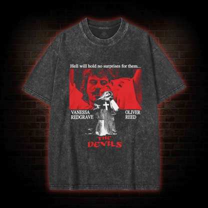 Hell will Hold No Surprises for Them Washed T-shirt