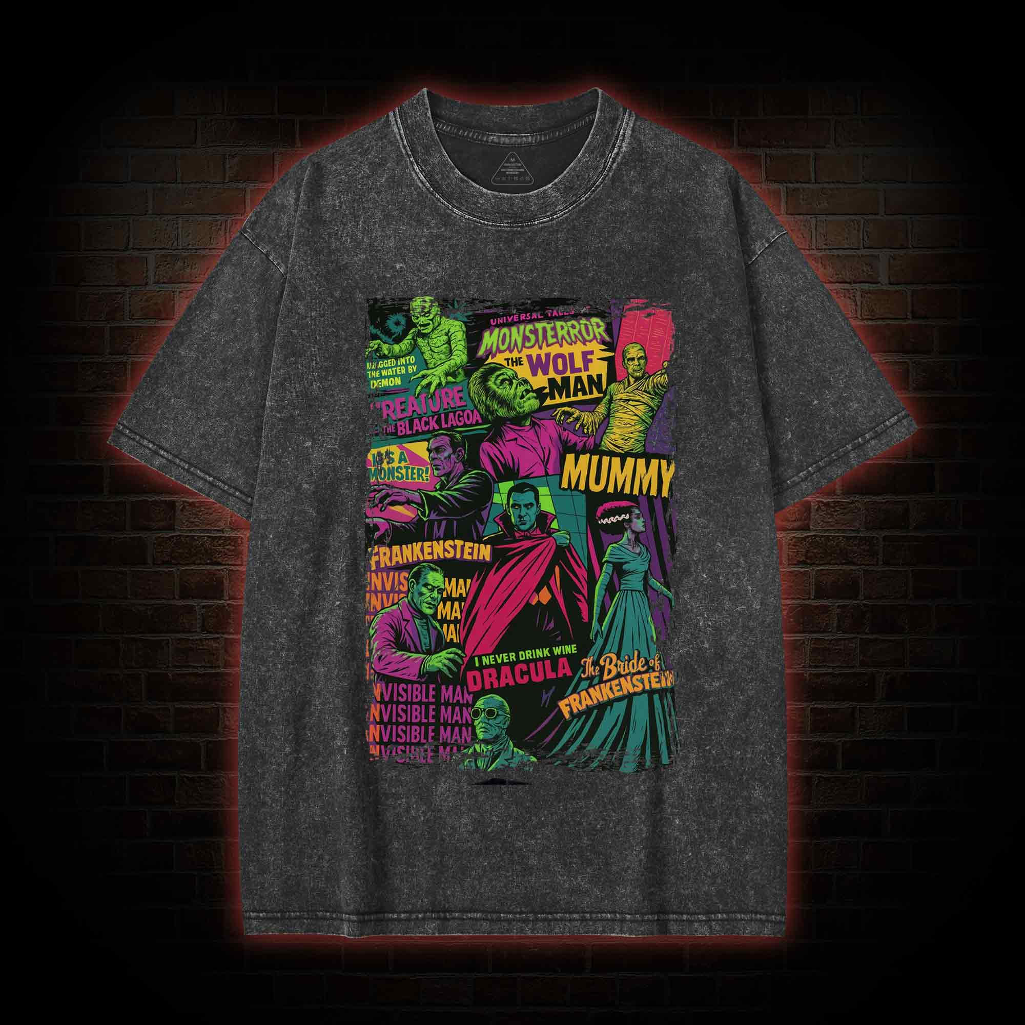 Monsters Washed T-shirt