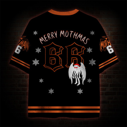 Merry Mothman Christmas Mesh Jersey