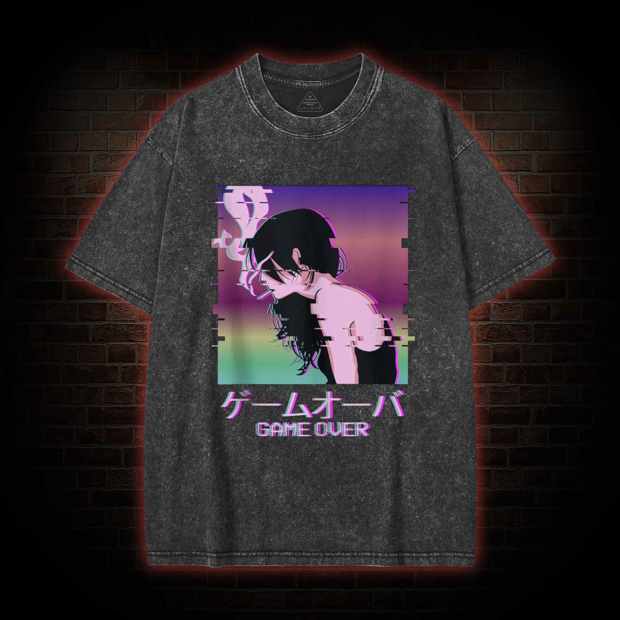Sad Girl Washed T-shirt