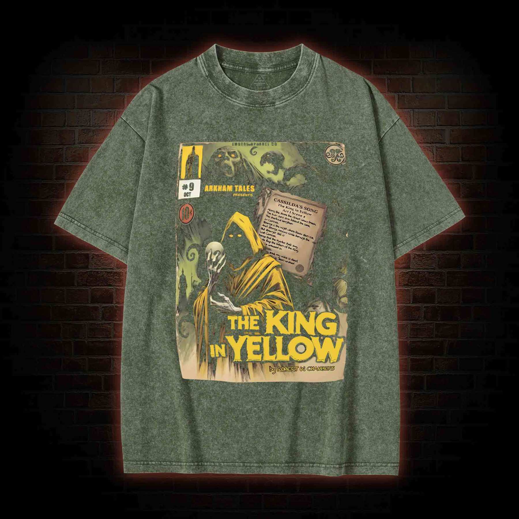 The King In Yellow Washed T-shirt