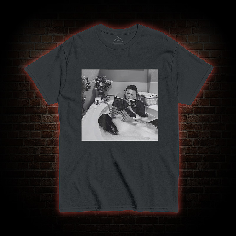 Vintage Michael Myers Bathtub Halloween Washed T-shirt