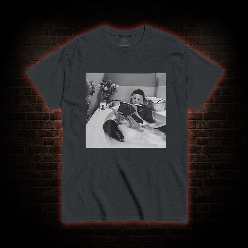 Vintage Michael Myers Bathtub Halloween Washed T-shirt