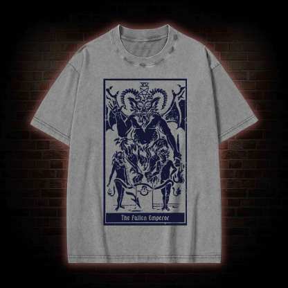 The Fallen Emperor Washed T-shirt