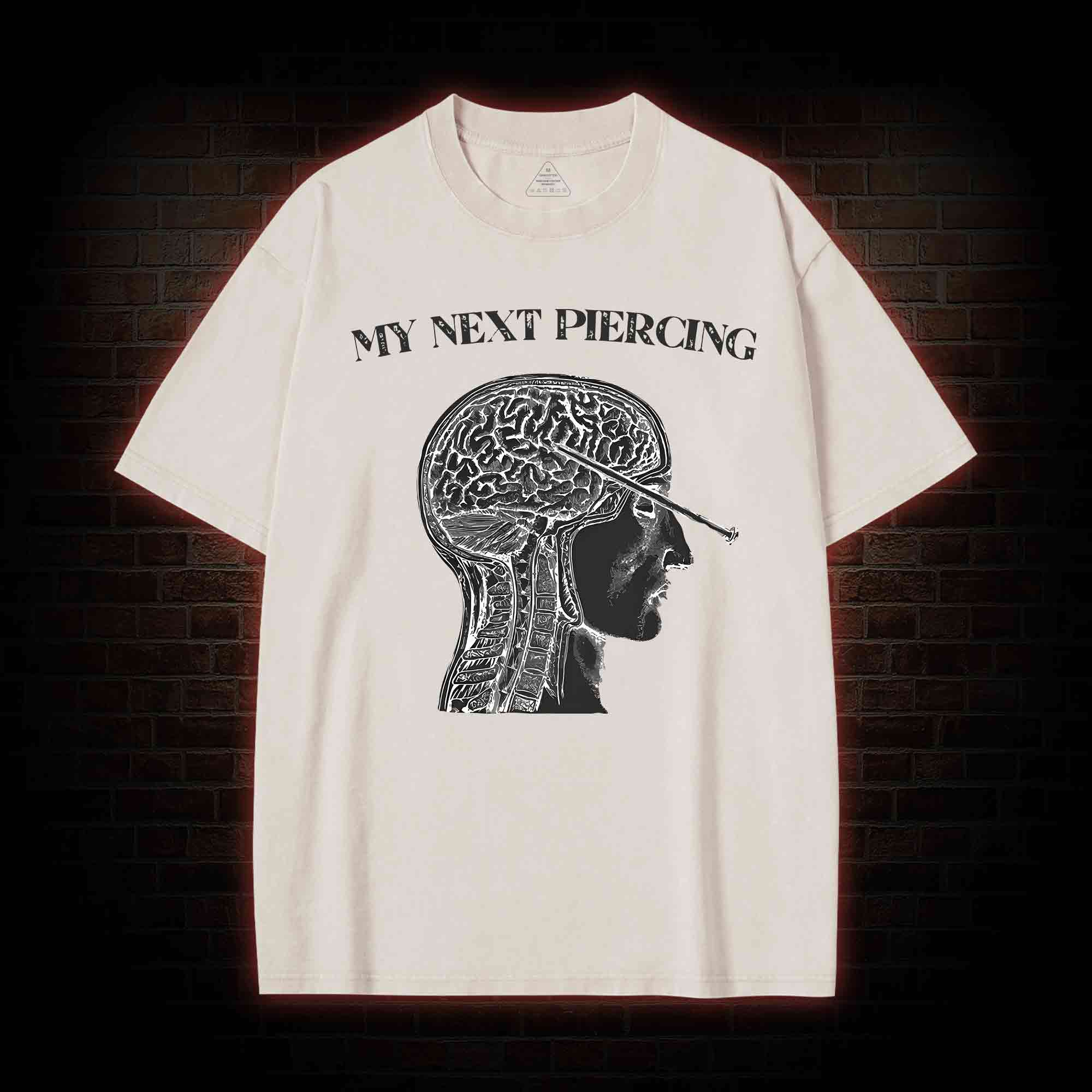 My Next Piercing Washed T-shirt