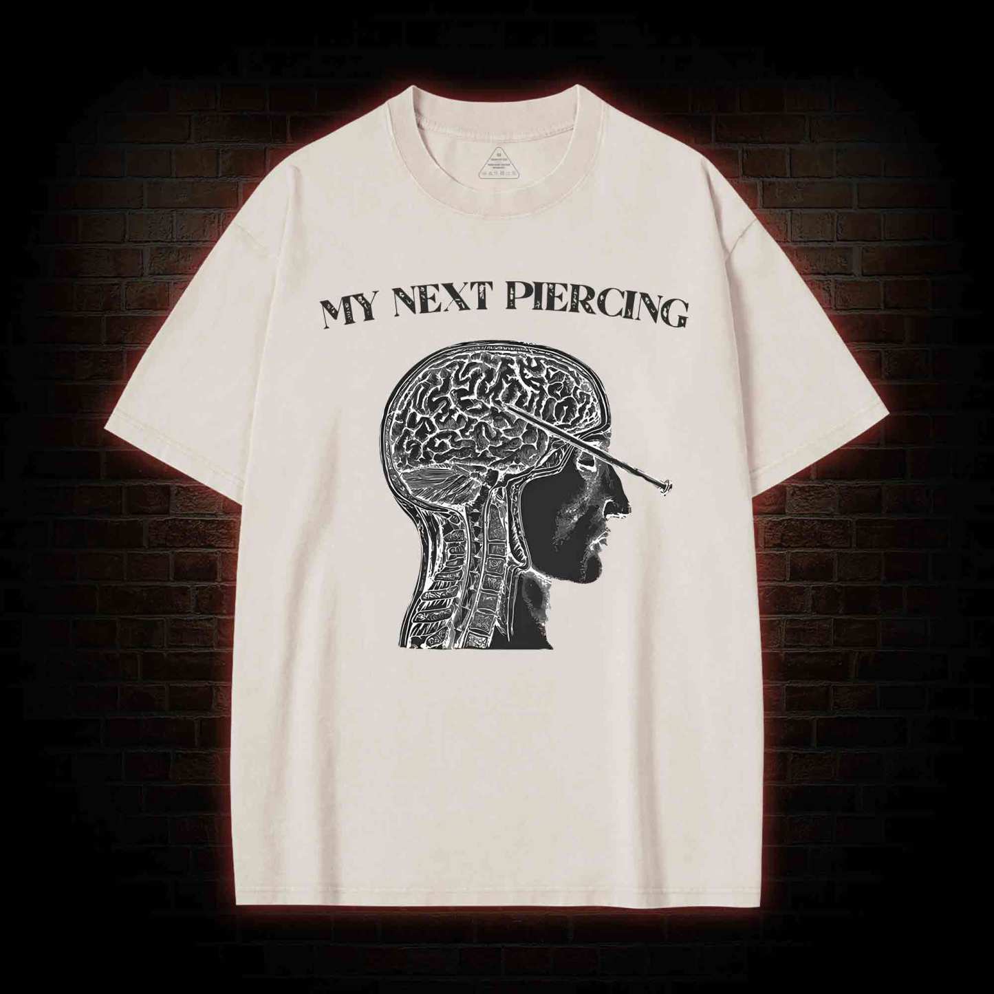 My Next Piercing Washed T-shirt