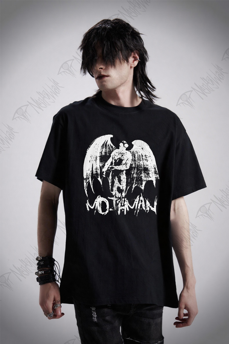 Mothman Shirt Distressed Cryptid T-shirt