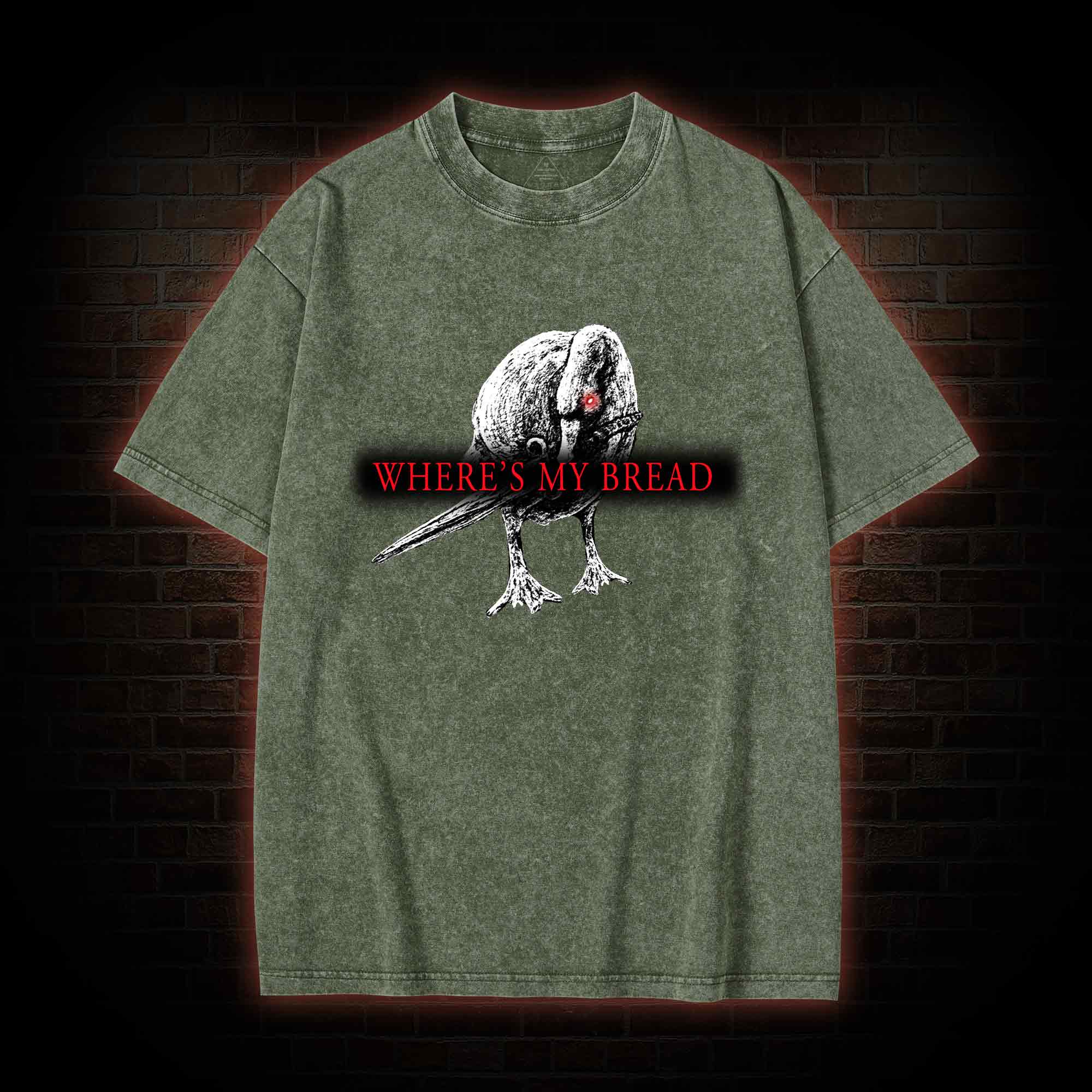 Where's My Bread Washed T-Shirt
